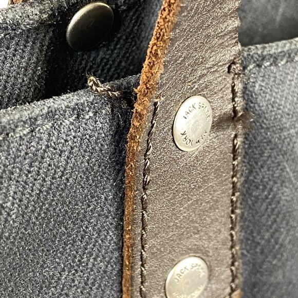 Jack Spade Warren Street New York Waxed Proofed Cotton Fabric Tote Bag - Picture 7 of 14